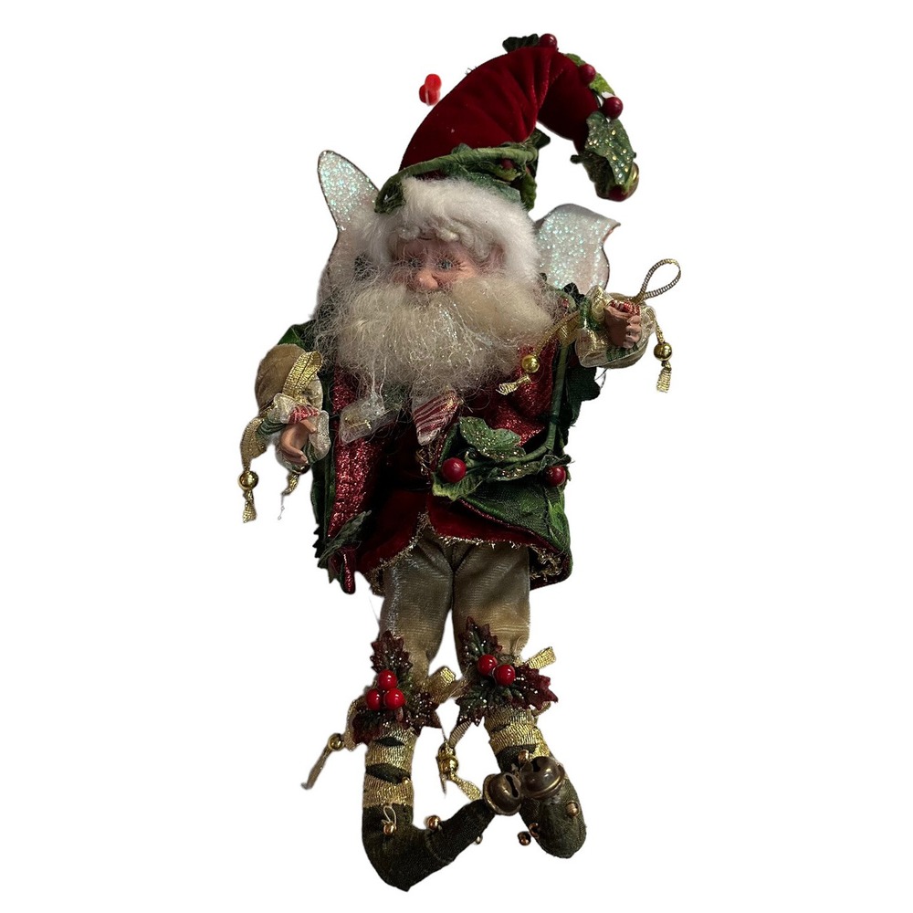 Mark Roberts Christmas Fairy 12" Holly Berry Ivy Bells
